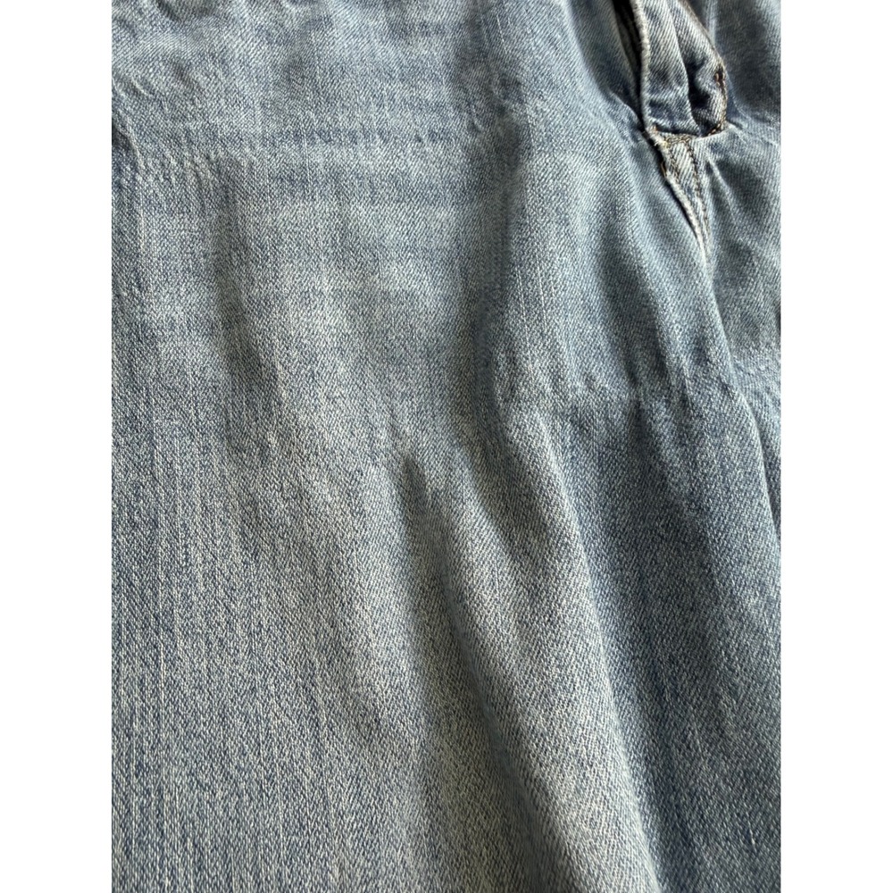Pilcro Anthropologie Womens 26 Wide Leg Barrel Jeans High Rise Light Wash Crop - Picture 5 of 16
